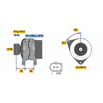 Alternateur BOSCH OEM 071903016C