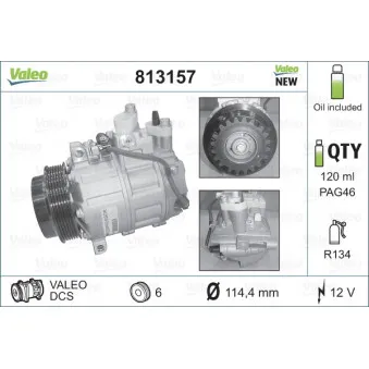 VALEO 813157 - Compresseur, climatisation