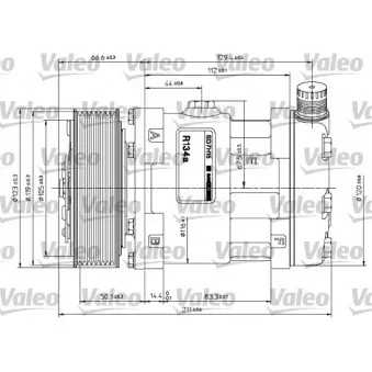 VALEO 815870 - Compresseur, climatisation