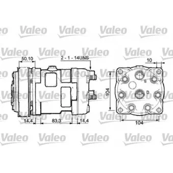 VALEO 815872 - Compresseur, climatisation
