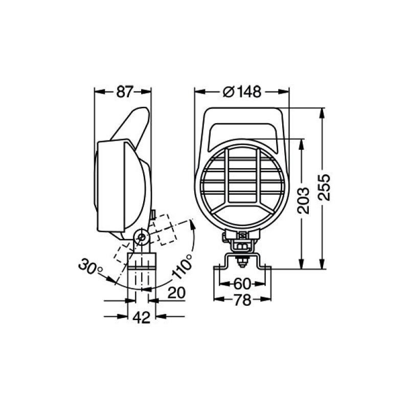 Projecteur de travail BOSCH 0 306 481 004 - Visuel 1