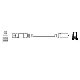 Câble d'allumage BOSCH 0 356 912 996