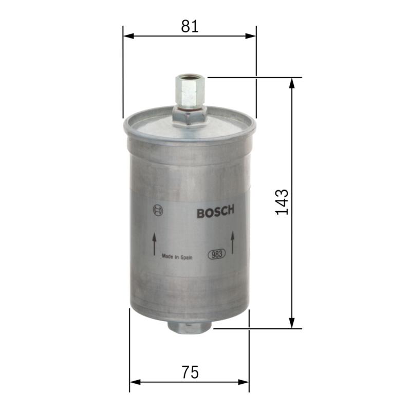 Filtre à carburant BOSCH 0 450 905 007 - Visuel 1
