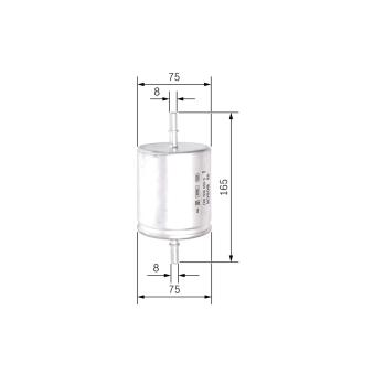 Filtre à carburant BOSCH OEM 1334052