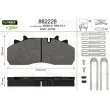VALEO 882228 - Jeu de 4 plaquettes de frein avant