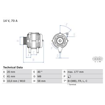 Alternateur BOSCH OEM 3730004330