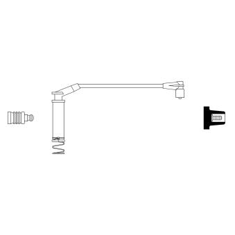 Câble d'allumage BOSCH 0 986 356 234