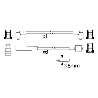 Kit de câbles d'allumage BOSCH OEM DBC3228