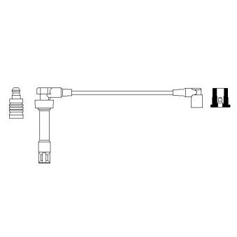 Câble d'allumage BOSCH 0 986 357 700