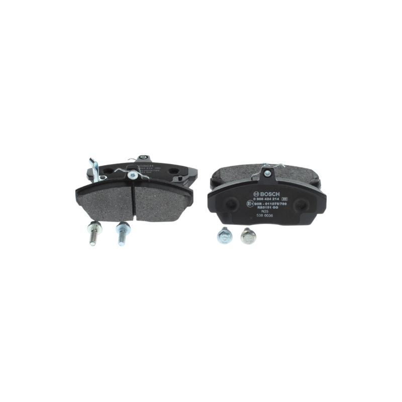 Jeu de 4 plaquettes de frein avant BOSCH 0 986 424 214 - Visuel 1