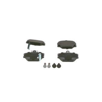 Jeu de 4 plaquettes de frein avant BOSCH [0 986 424 471]