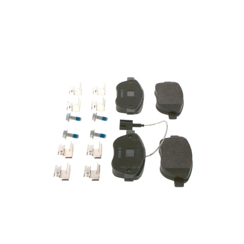 Jeu de 4 plaquettes de frein avant BOSCH 0 986 424 596 - Visuel 2