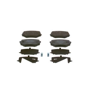 Jeu de 4 plaquettes de frein avant BOSCH OEM 425182