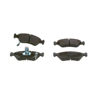 Jeu de 4 plaquettes de frein avant BOSCH 0 986 424 725 pour KIA CLARUS 1.8 i 16V - 116cv