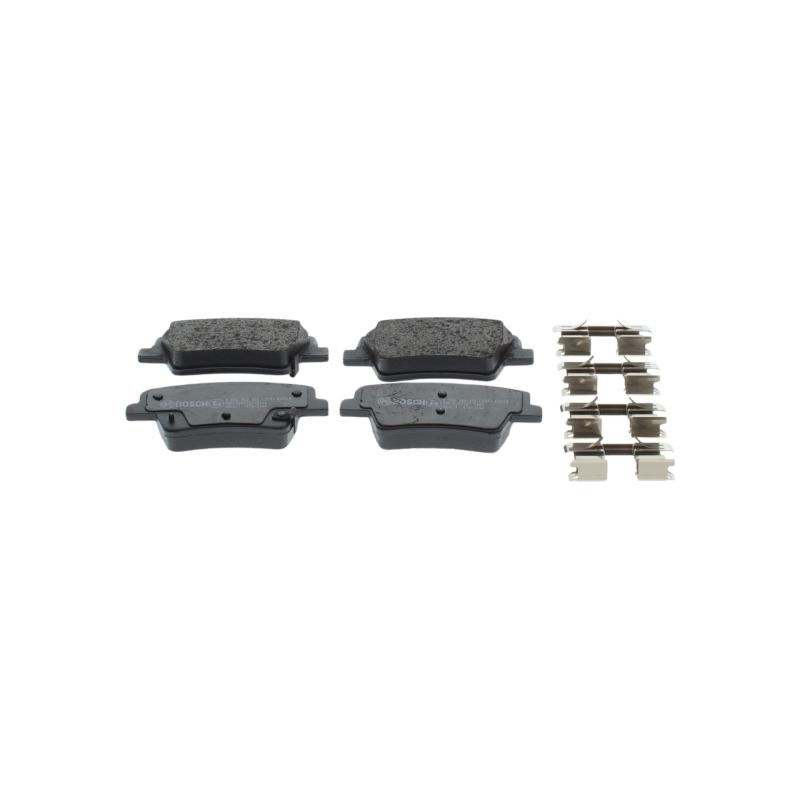 Jeu de 4 plaquettes de frein arrière BOSCH 0 986 460 151 - Visuel 1