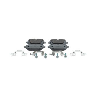 Jeu de 4 plaquettes de frein avant BOSCH OEM 4M0698451AG