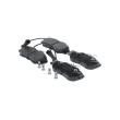 BOSCH 0 986 461 115 - Jeu de 4 plaquettes de frein avant