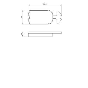 Jeu de 4 plaquettes de frein avant BOSCH 0 986 462 072
