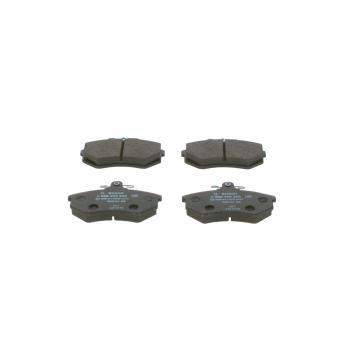 Jeu de 4 plaquettes de frein avant BOSCH 0 986 466 698 pour AUDI 80 1.8 GTE quattro - 110cv