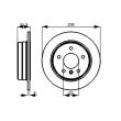 BOSCH 0 986 478 475 - Jeu de 2 disques de frein arrière
