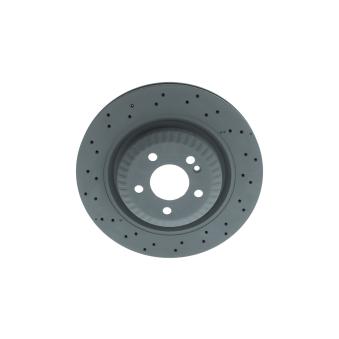 Jeu de 2 disques de frein arrière BOSCH 0 986 479 H40 pour MERCEDES-BENZ CLASSE S S 450 4-matic - 367cv