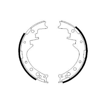 Jeu de mâchoires de frein BOSCH OEM 0449526040