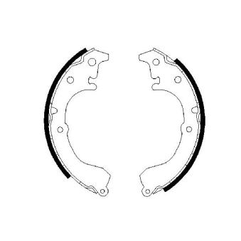 Jeu de mâchoires de frein BOSCH OEM 0449516030