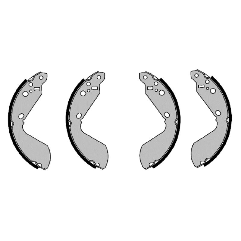 Jeu de mâchoires de frein BOSCH 0 986 487 470 - Visuel 1