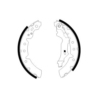 Jeu de mâchoires de frein BOSCH OEM 0449502020