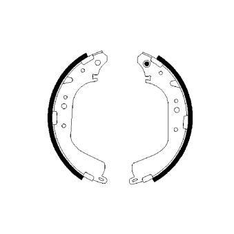 Jeu de mâchoires de frein BOSCH OEM 44060G9825