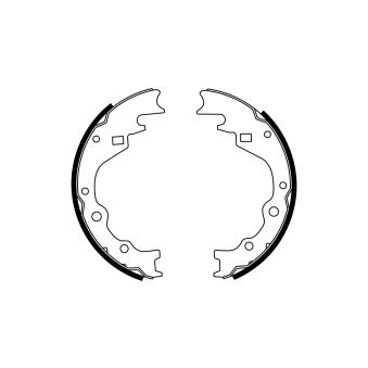 Jeu de mâchoires de frein BOSCH 0 986 487 788