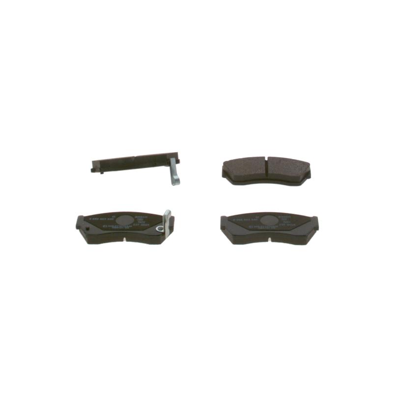 Jeu de 4 plaquettes de frein avant BOSCH 0 986 493 340 - Visuel 1
