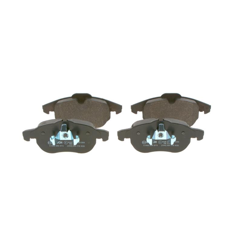 Jeu de 4 plaquettes de frein avant BOSCH 0 986 494 073 - Visuel 1