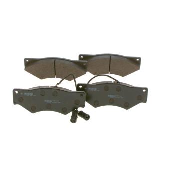 Jeu de 4 plaquettes de frein avant BOSCH 0 986 494 193 pour IVECO DAILY 59-12 V 116cv