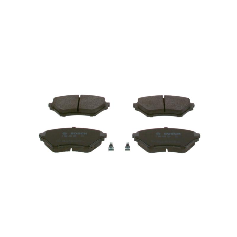 Jeu de 4 plaquettes de frein avant BOSCH 0 986 494 225 - Visuel 1