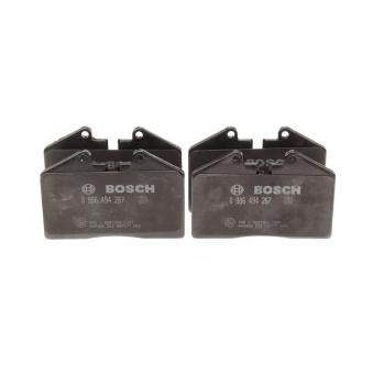 Jeu de 4 plaquettes de frein avant BOSCH 0 986 494 267 pour PORSCHE 911 3.6 Carrera 4 - 286cv