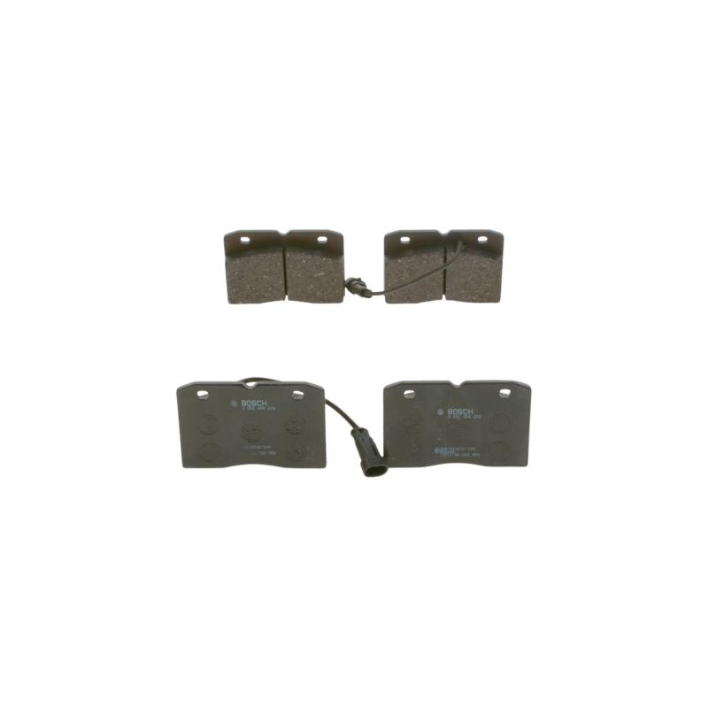 Jeu de 4 plaquettes de frein avant BOSCH 0 986 494 276 - Visuel 1