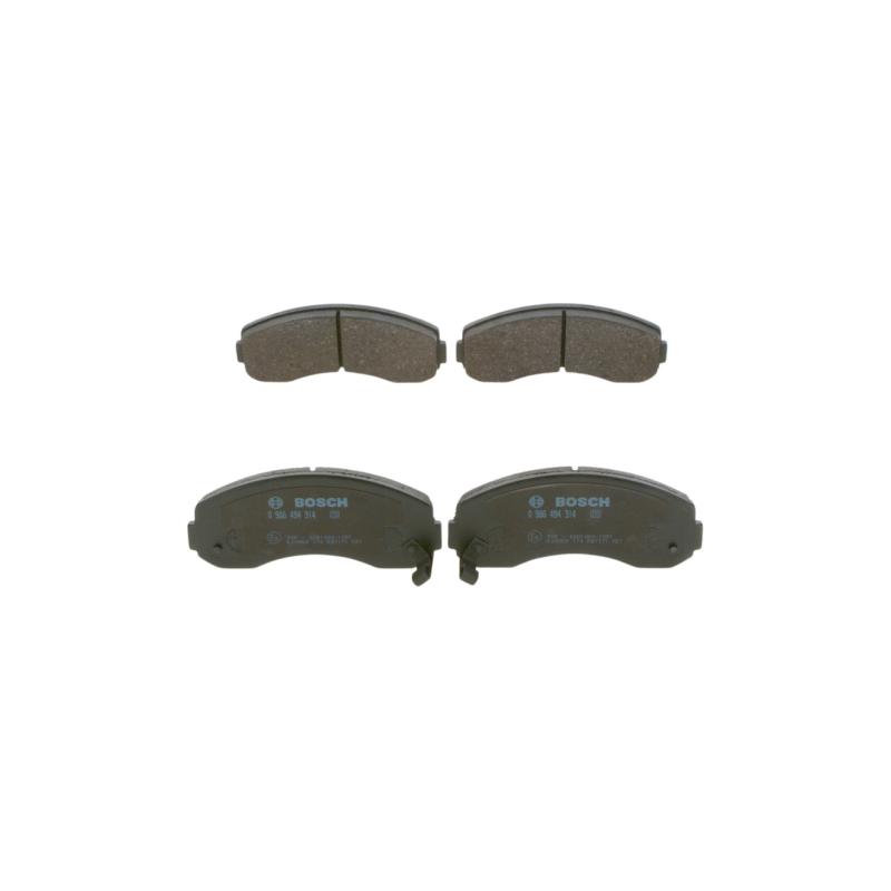 Jeu de 4 plaquettes de frein avant BOSCH 0 986 494 314 - Visuel 1