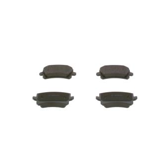 Jeu de 4 plaquettes de frein arrière BOSCH 0 986 494 344 pour MITSUBISHI STARION 2.0 TDI - 170cv