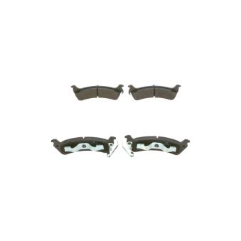 Jeu de 4 plaquettes de frein arrière BOSCH OEM 4883717AA