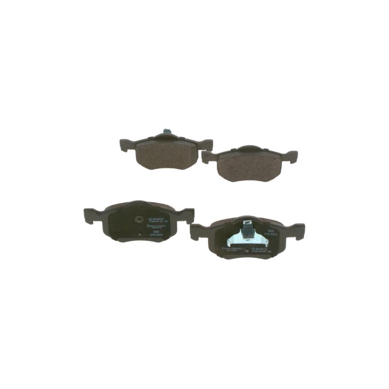 Jeu de 4 plaquettes de frein avant BOSCH 0 986 494 361 - Visuel 1