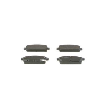 Jeu de 4 plaquettes de frein arrière BOSCH 0 986 494 435 pour OPEL ASTRA 1.6 - 115cv