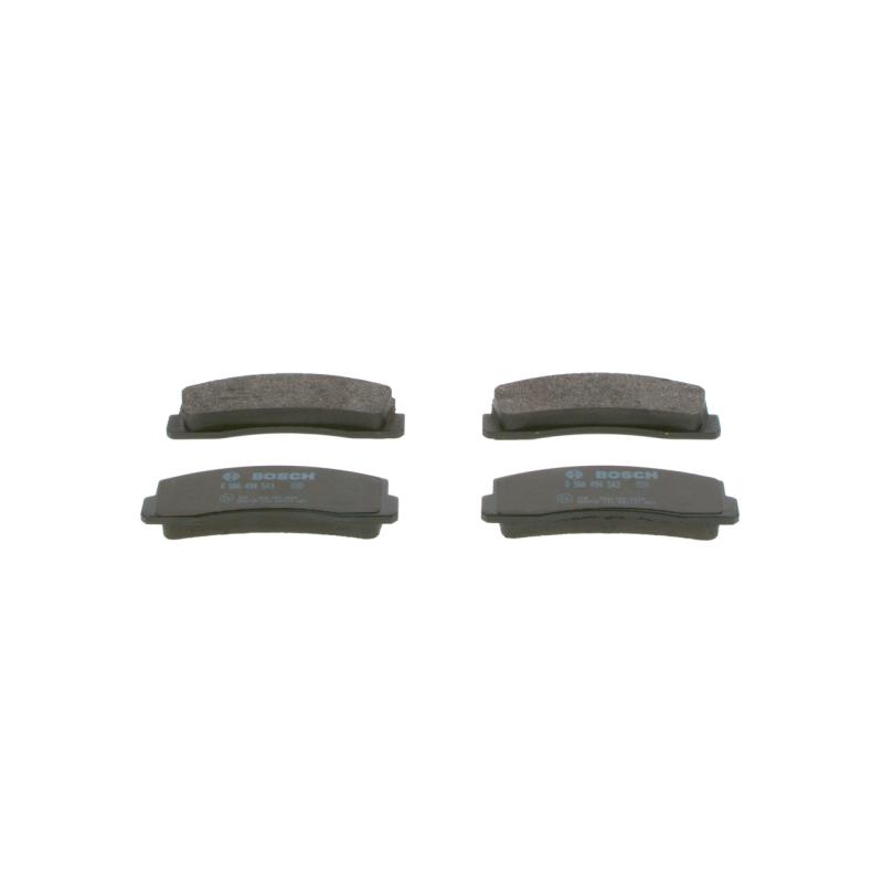 Jeu de 4 plaquettes de frein avant BOSCH 0 986 494 543 - Visuel 1