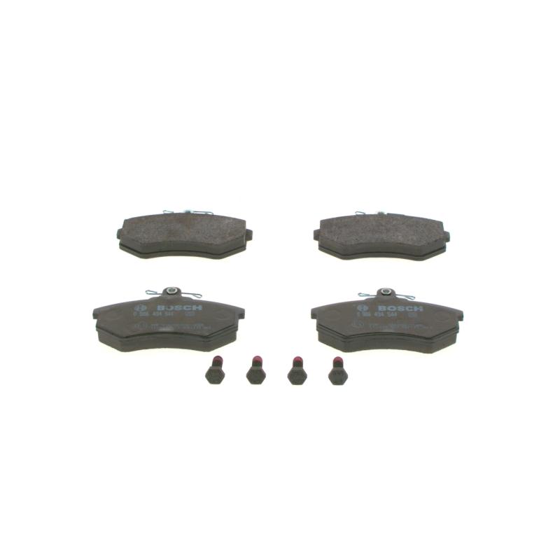 Jeu de 4 plaquettes de frein avant BOSCH 0 986 494 544 - Visuel 1