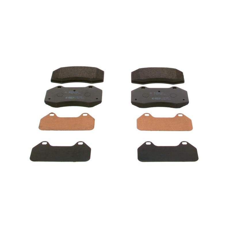 Jeu de 4 plaquettes de frein avant BOSCH 0 986 494 551 - Visuel 1
