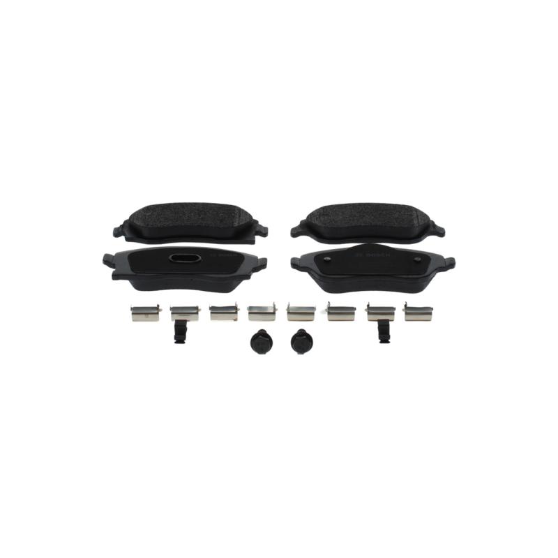 Jeu de 4 plaquettes de frein avant BOSCH 0 986 494 625 - Visuel 1