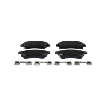 Jeu de 4 plaquettes de frein avant BOSCH 0 986 494 644 pour OPEL ASTRA 1.6 Turbo 4x4 - 180cv
