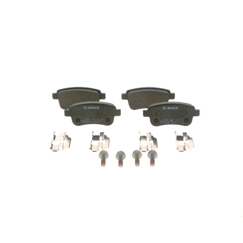 Jeu de 4 plaquettes de frein arrière BOSCH 0 986 494 735 - Visuel 1