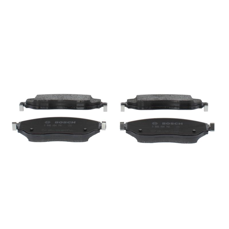 Jeu de 4 plaquettes de frein avant BOSCH 0 986 494 741 - Visuel 1