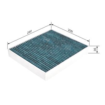 Filtre, air de l'habitacle BOSCH OEM 1315687 Filtre, air de l'habitacle BOSCH OEM 1315687